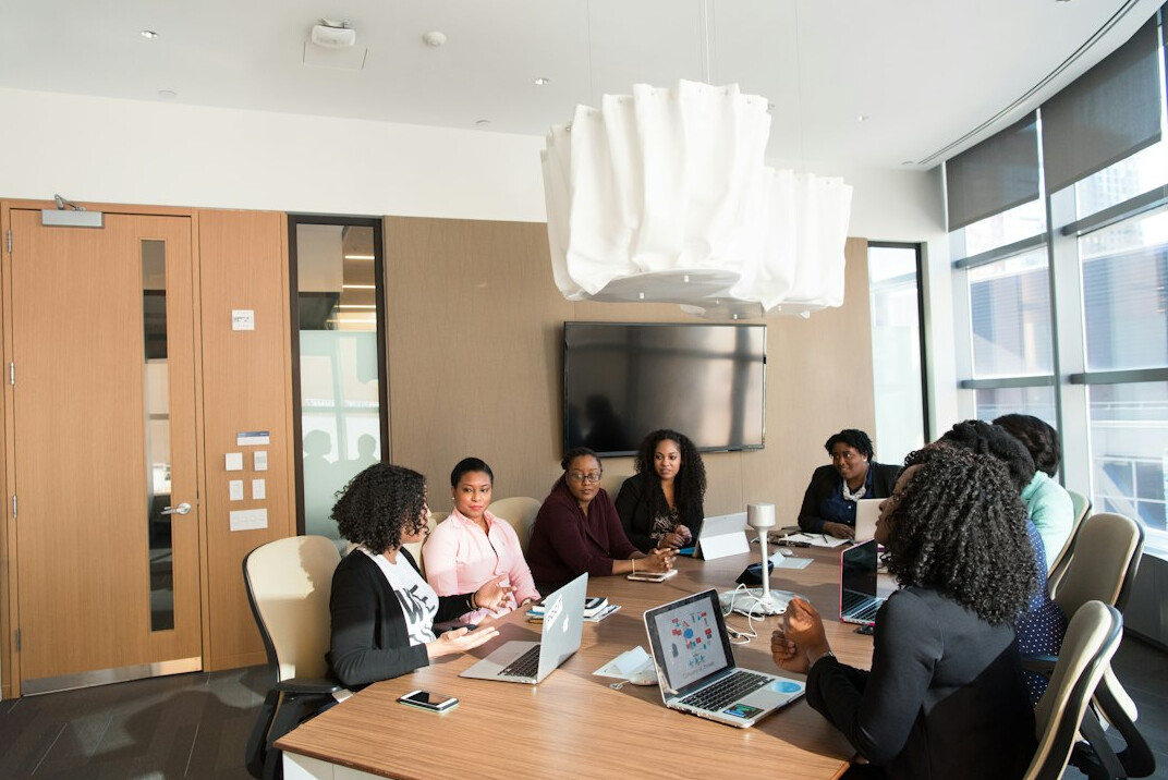 business meeting in office